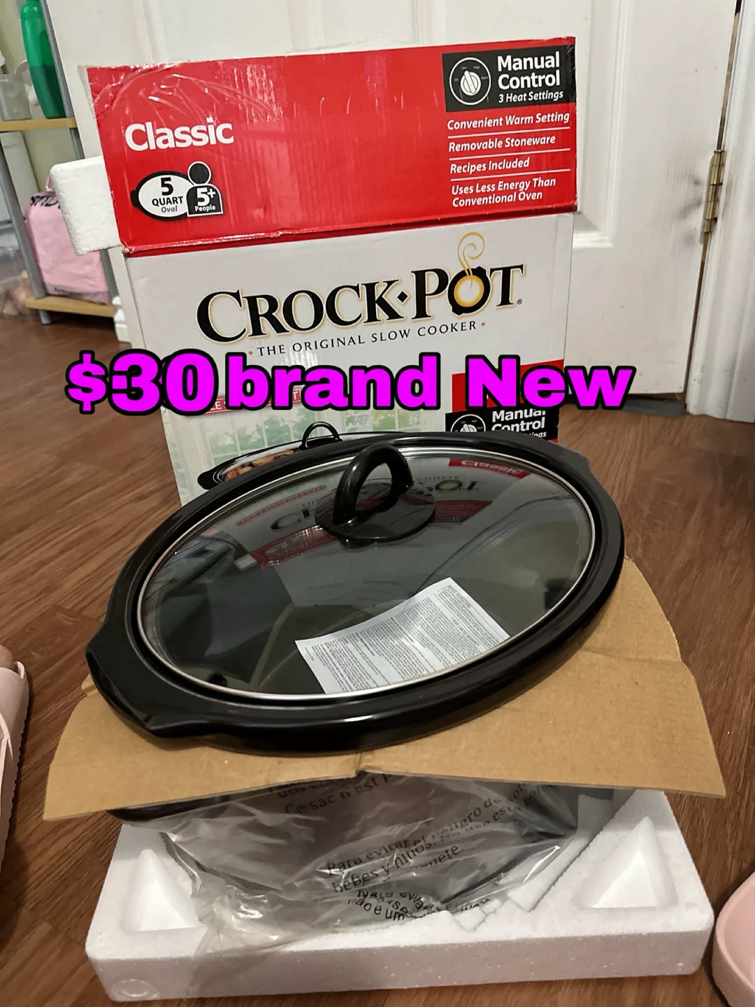 Crock-Pot 5 Quart Oval Slow Cooker
