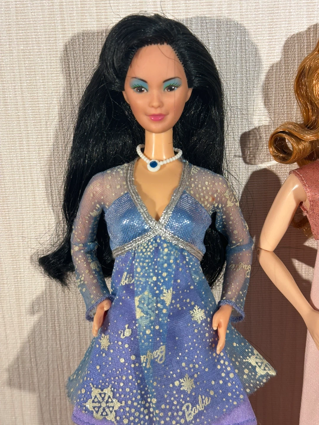 Three vintage Barbie fashion dolls in beautiful dresses - photo 4