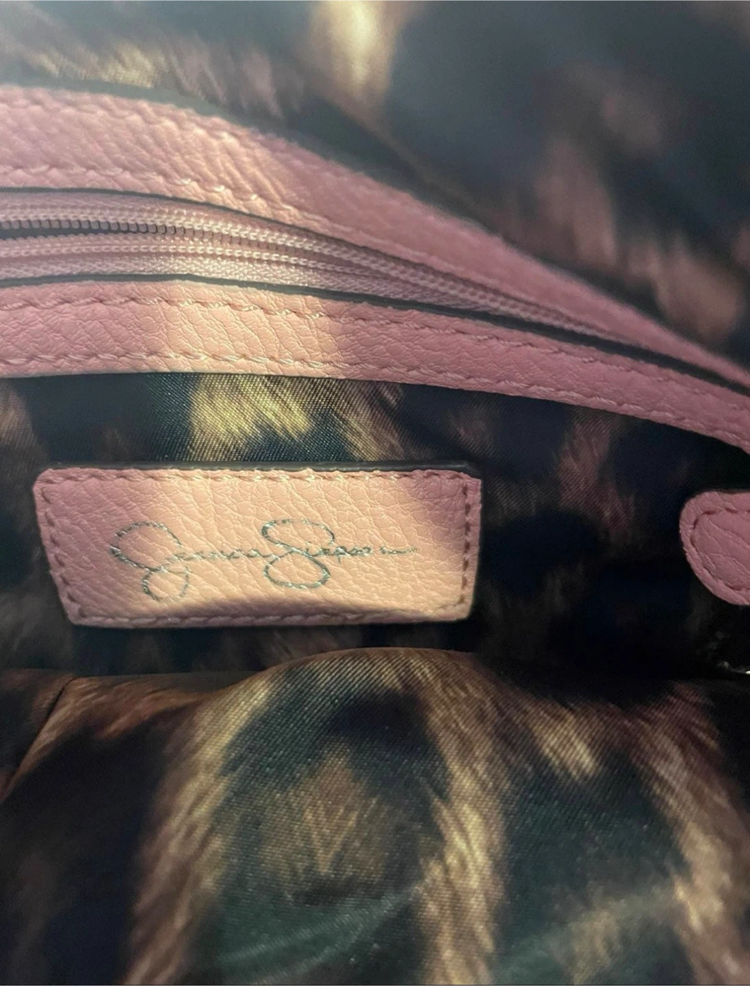 🥕Jessica Simpson Pink Faux Leather Crossbody Bag - photo 3