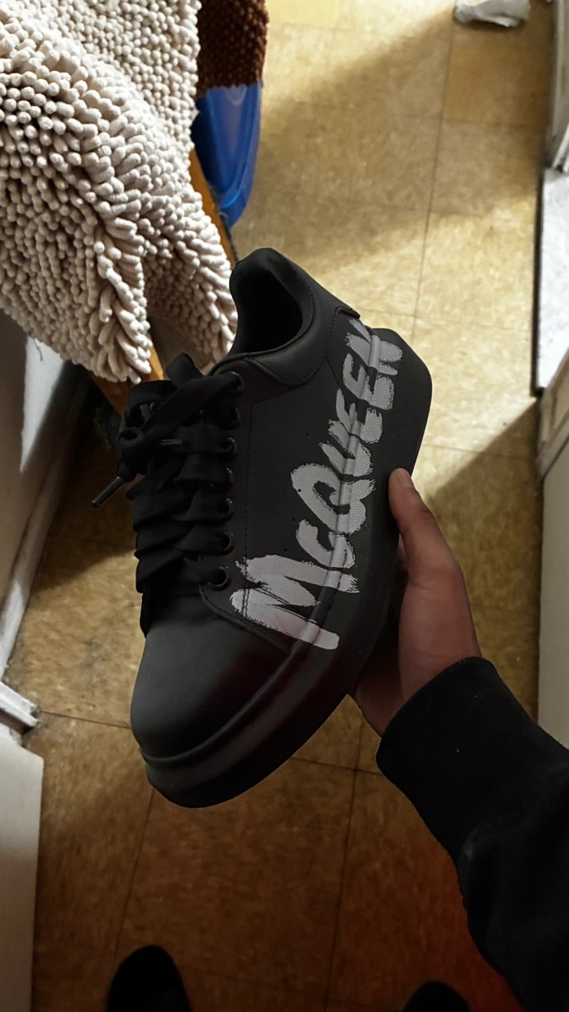 Alexander McQueen Black Oversized Sneaker