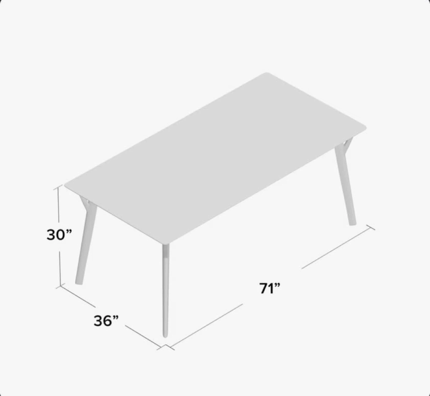 All modern Dining Table - Solid Wood - photo 4