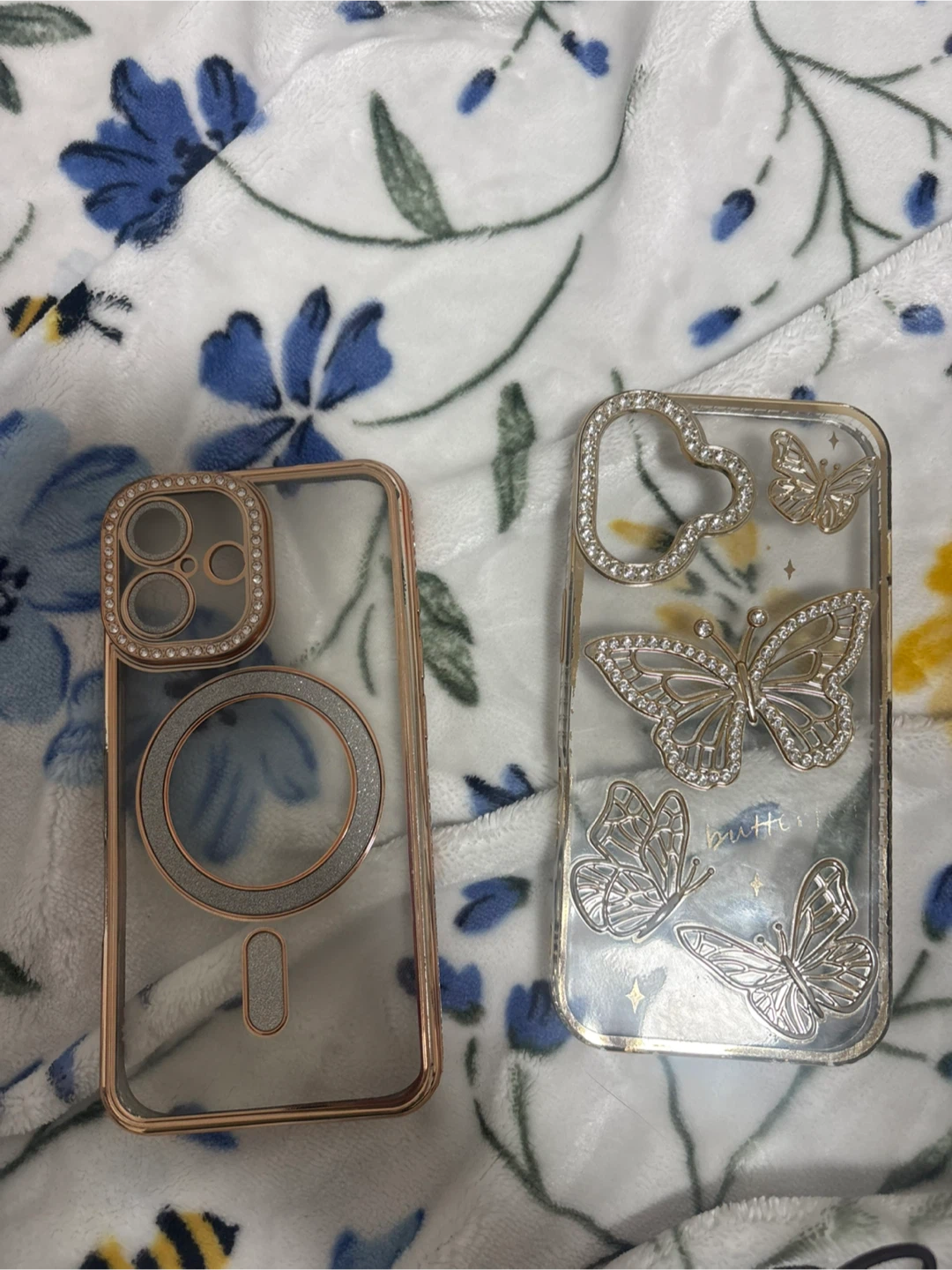 2 IPhone16 Cases - Butterfly & Rhinestone Design - photo 2