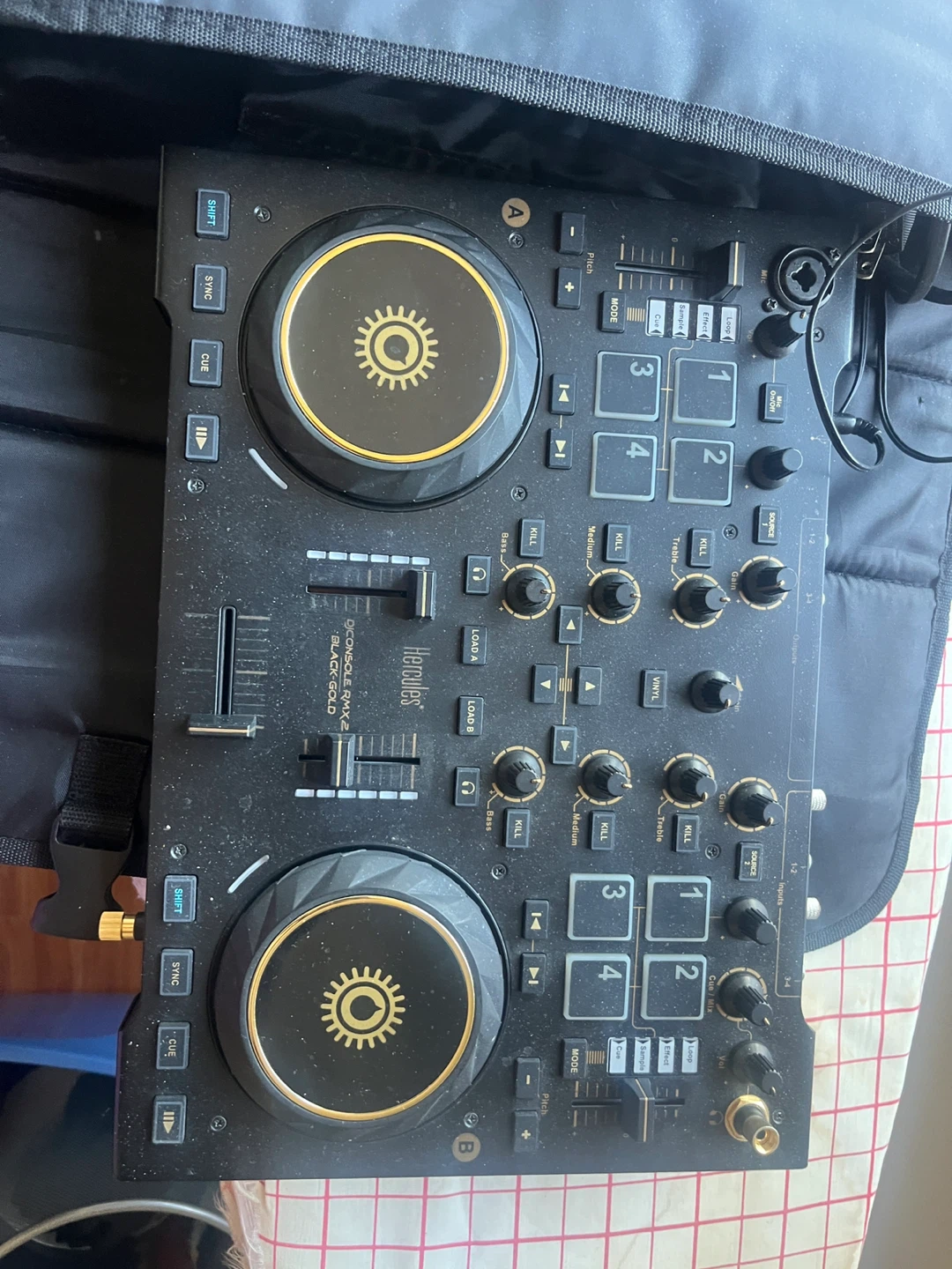 Hercules DJControl RMX2 Black-Gold DJ Controller - photo 2