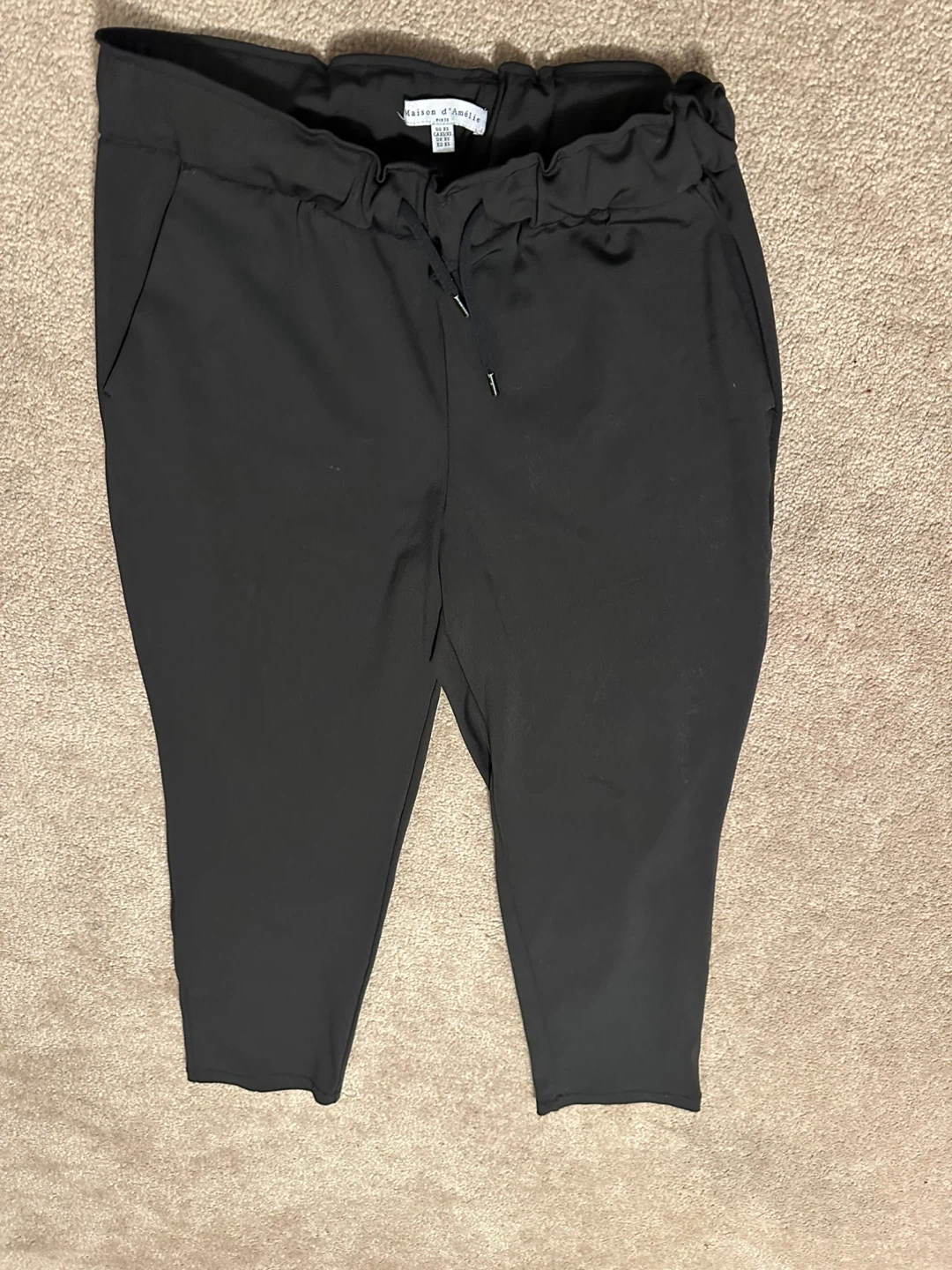 George Women's XLTG Black Elastic Waist Pants - photo 2