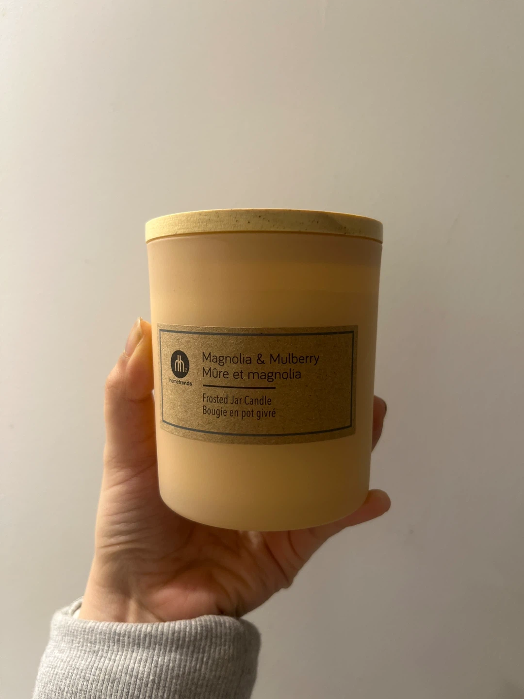 Homewares Frosted Jar Candle - Magnolia & Mulberry