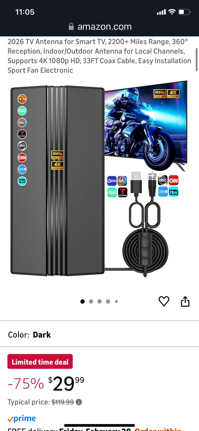 2026 TV Antenna for Smart TV
