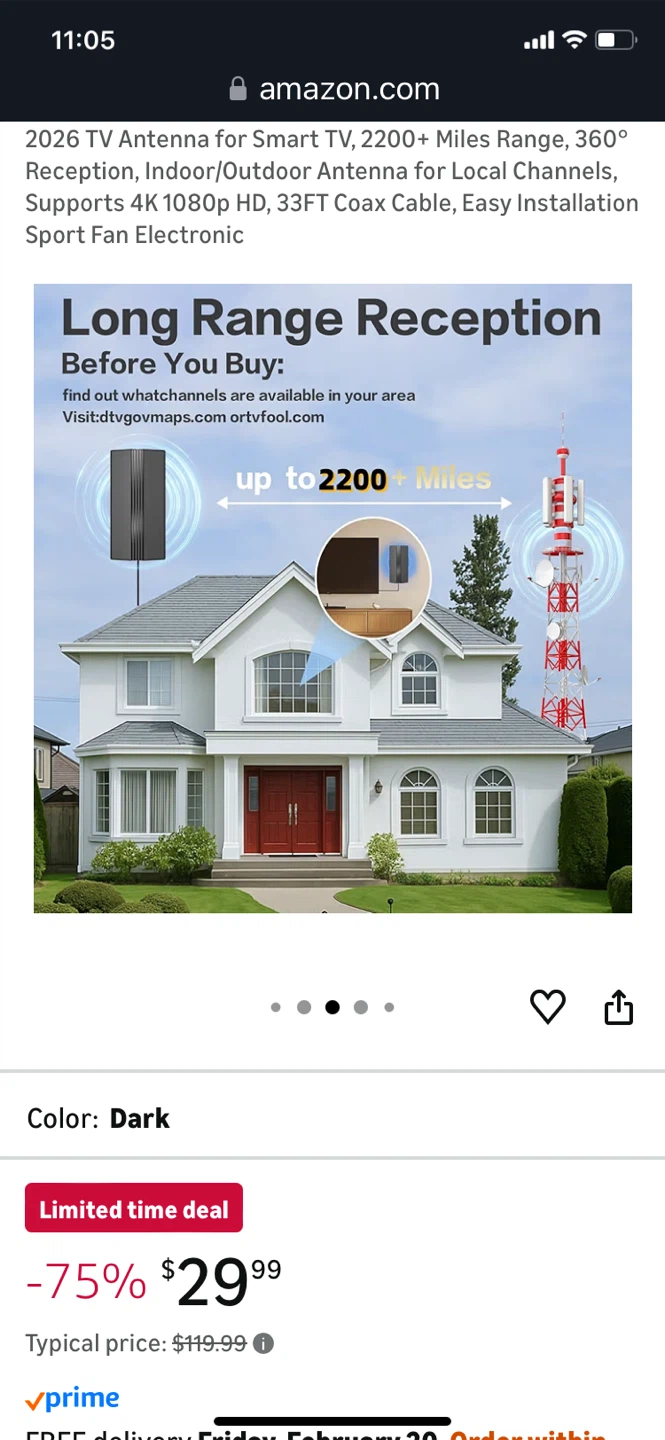 2026 TV Antenna for Smart TV - photo 2