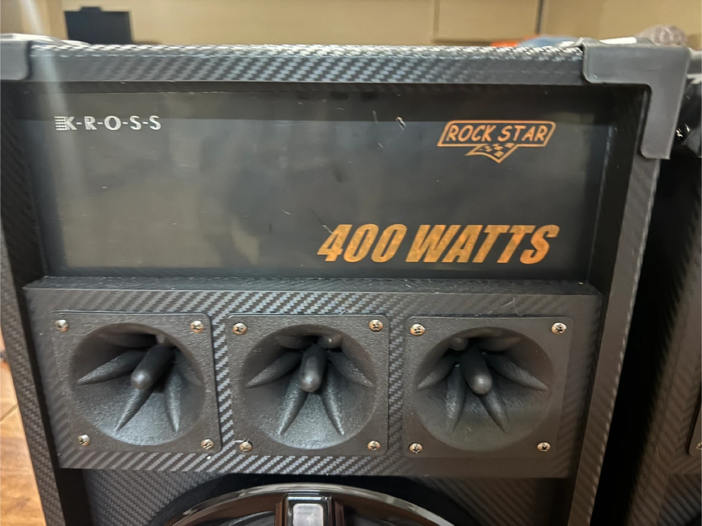 K-ROSS 400 Watt Rock Star Karaoke Speakers - photo 3