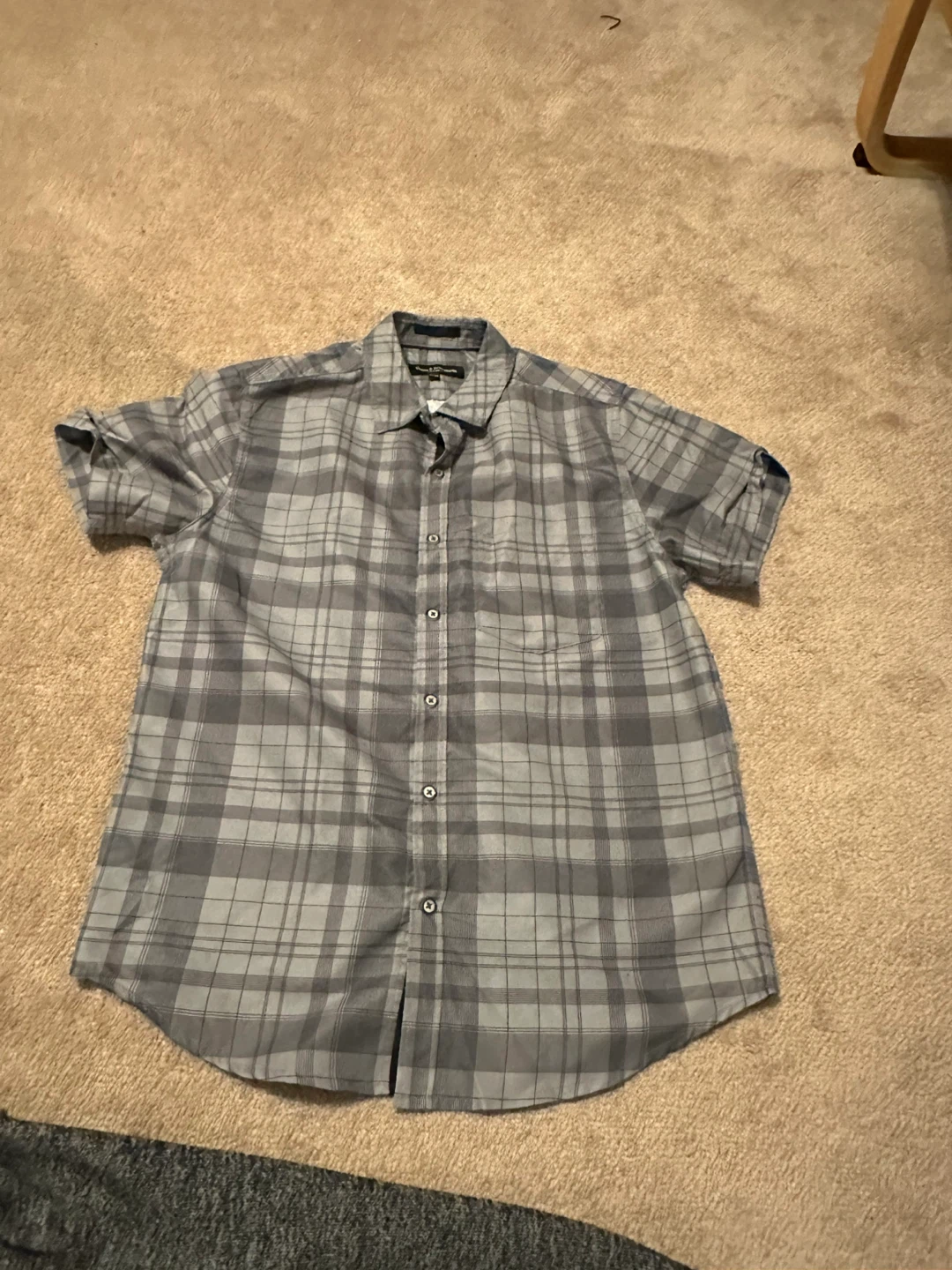 George Plaid Short Sleeve Button-Up Shirt - photo 2