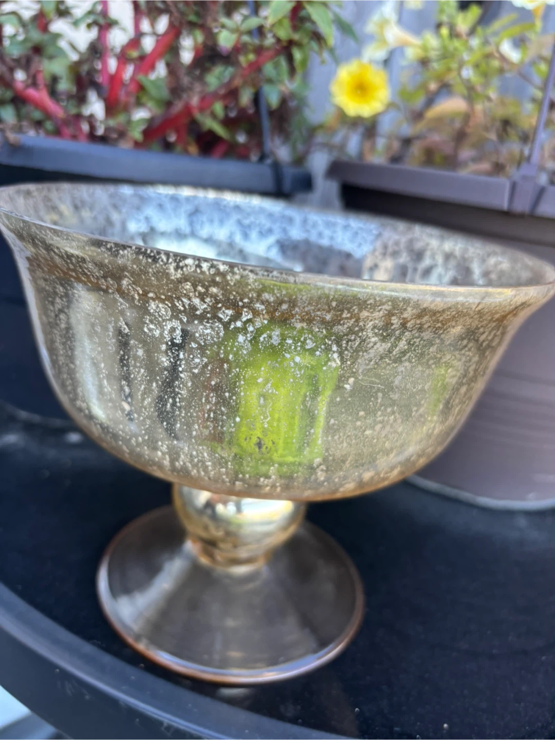 Glass Pedestal Bowl