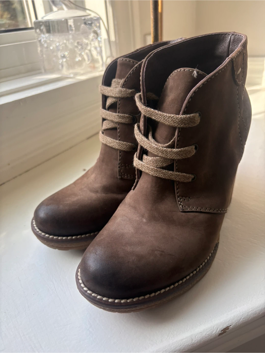 Browns Wishbone Suede Ankle Boots  - Size 37 - photo 2