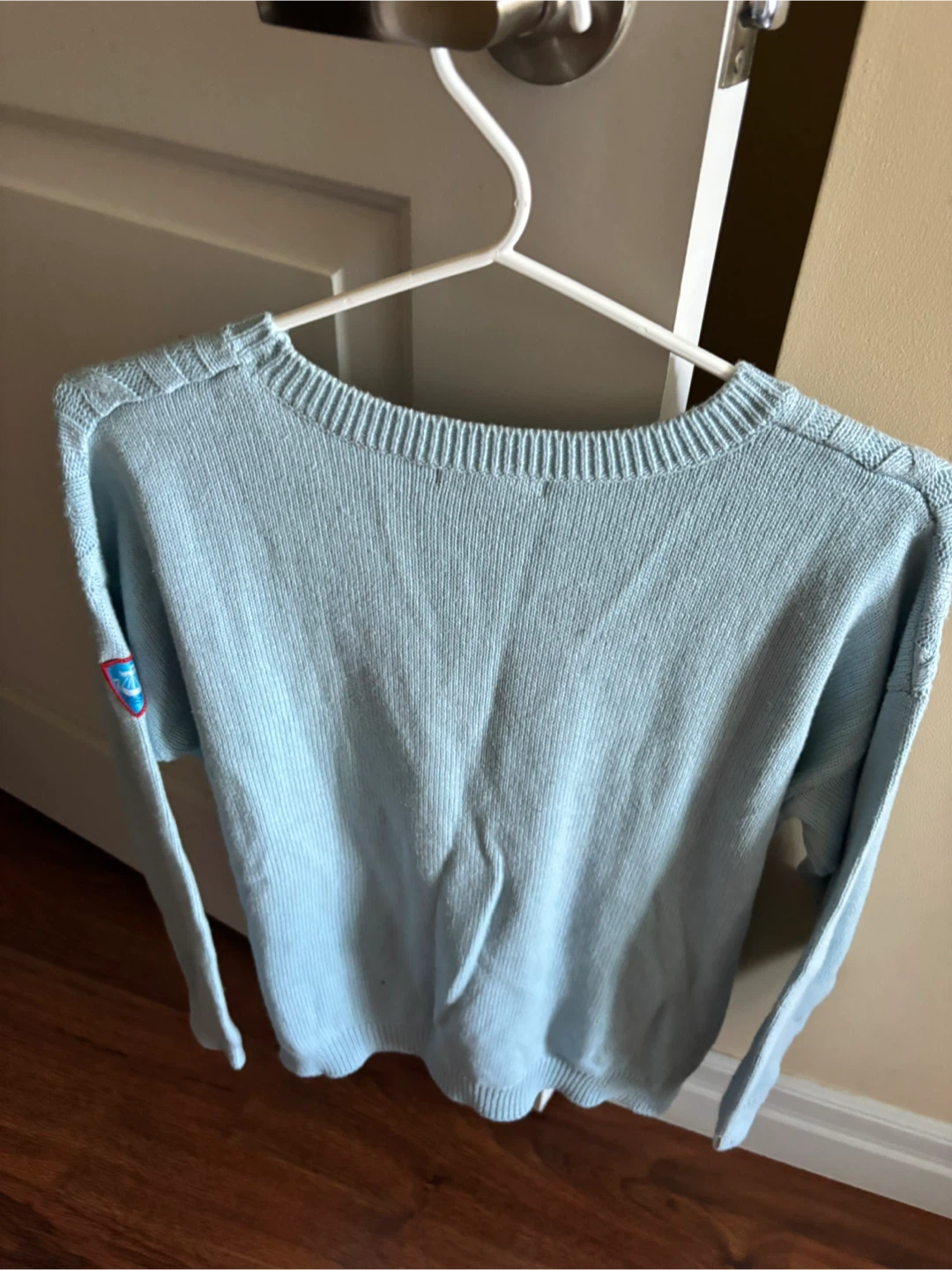BalticCable Knit Sweater - Light Blue  Cotton - Size M - photo 3