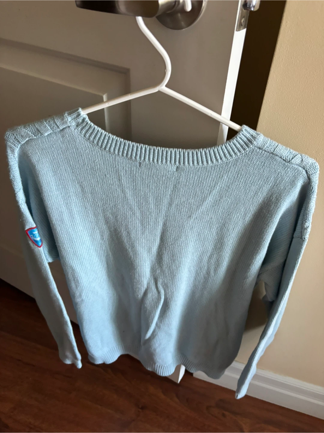 BalticCable Knit Sweater - Light Blue  Cotton - Size M - photo 4