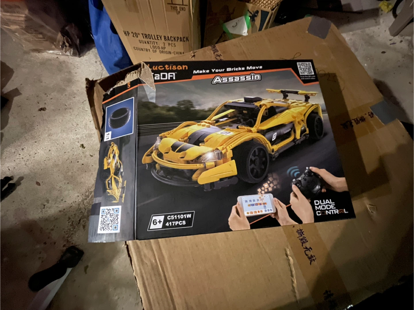 Luctisan CaOA 417 PCS RC Sports Car Building Blocks Set - photo 2