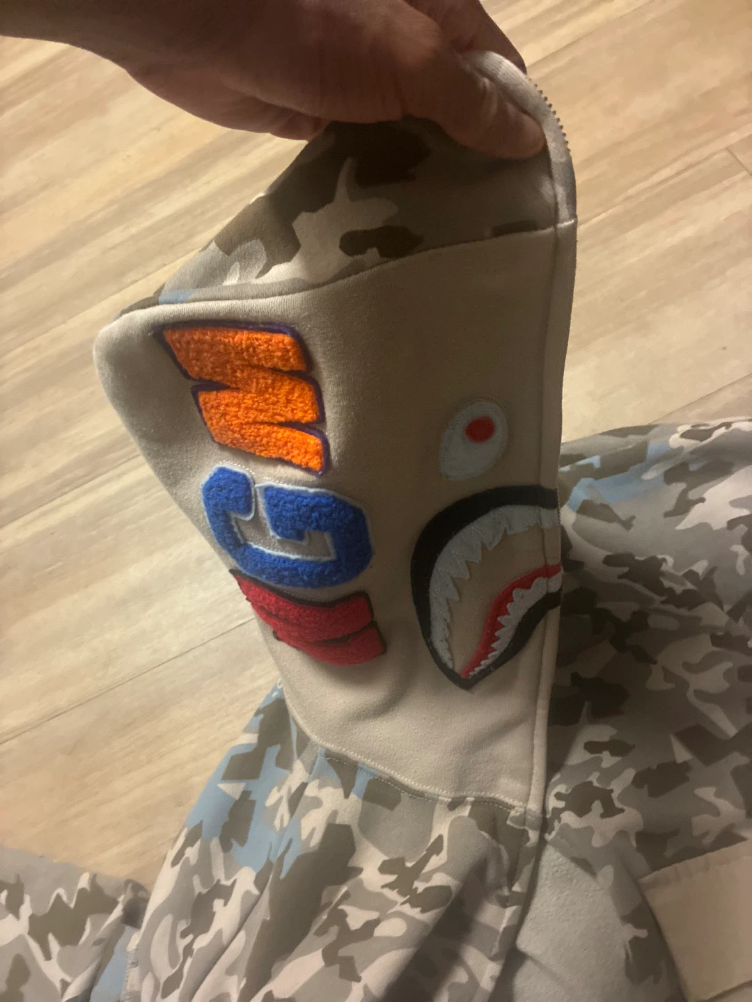 BAPE Camo Shark Full Zip Hoodie - photo 2