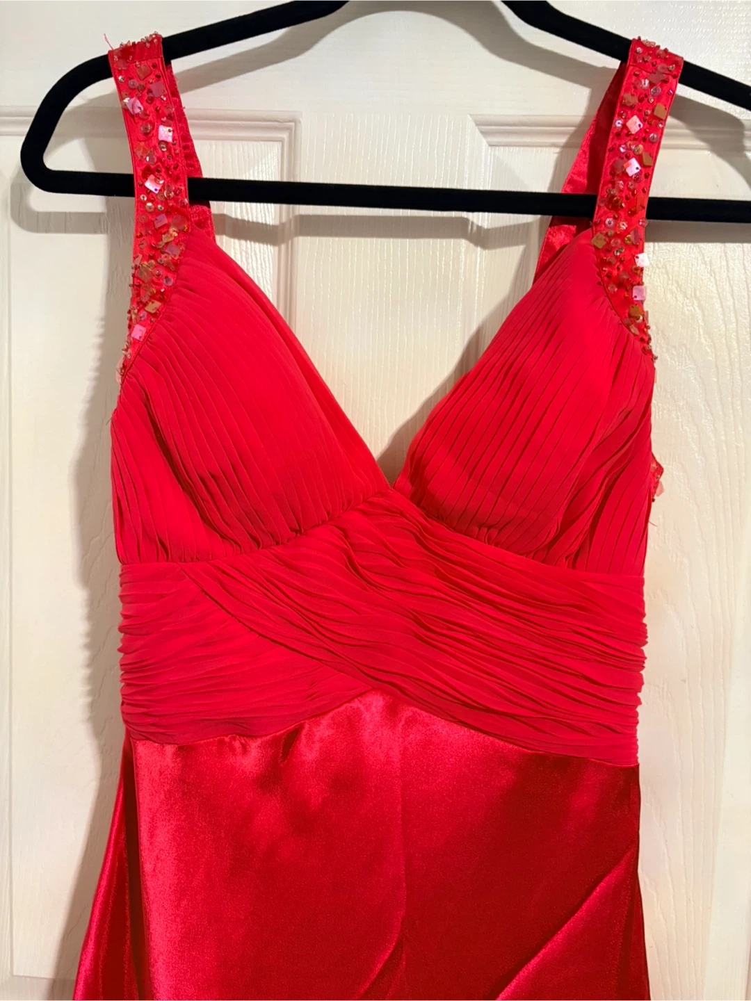 Red Formal Dress with Sequins - photo 2