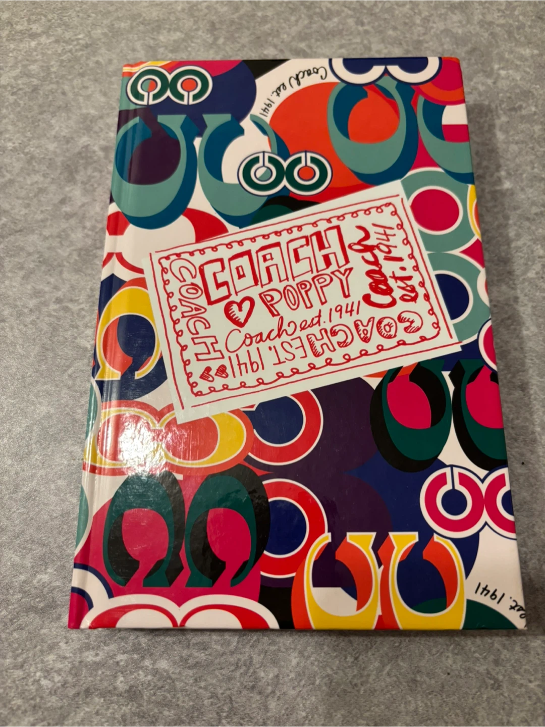 Coach Poppy Notebook