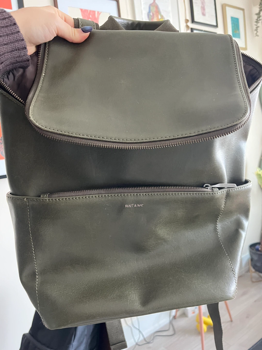 Matt & Nat Dean Vegan Backpack - Olive - photo 2