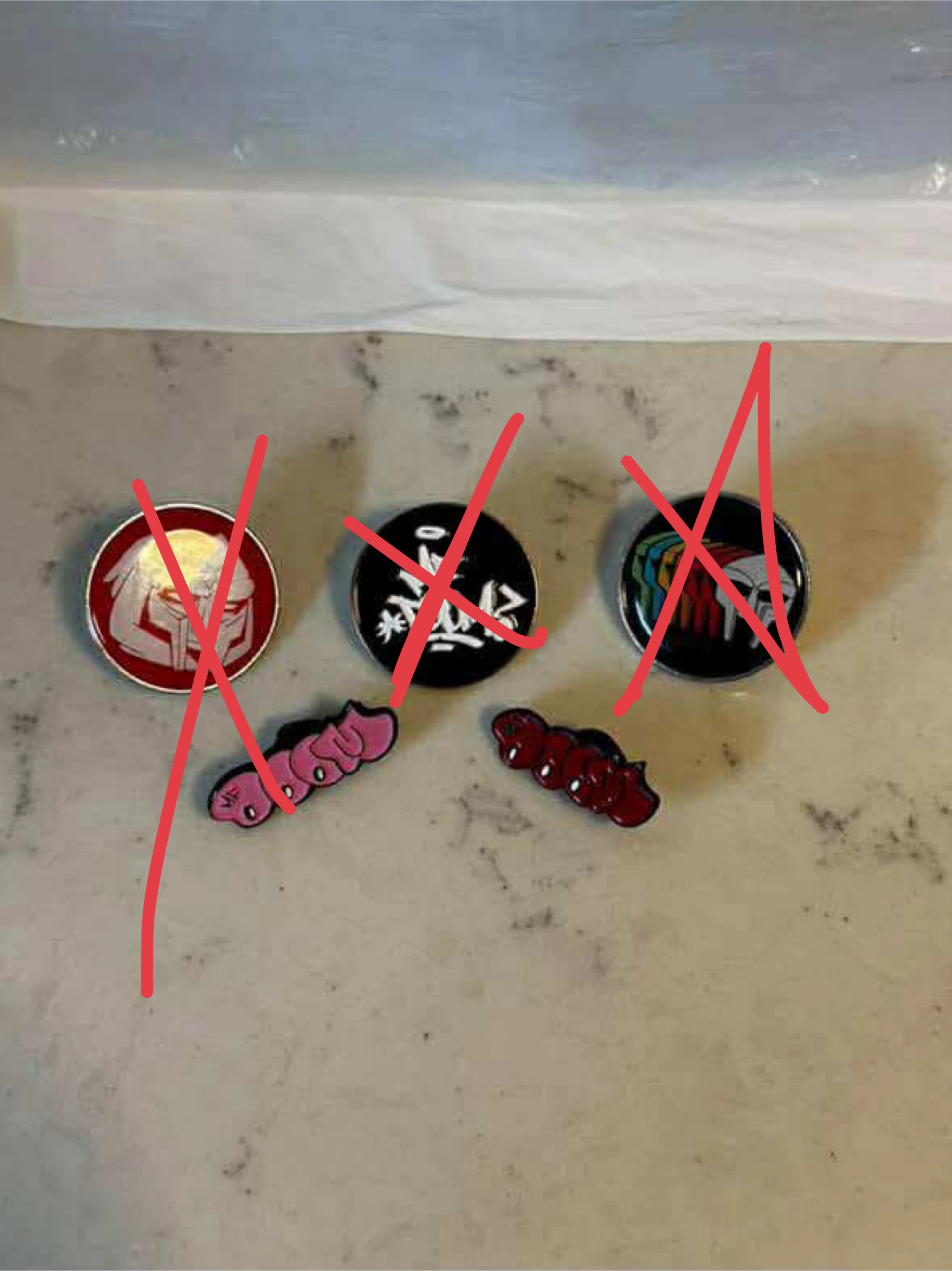 MF DOOM Enamel Pin Set