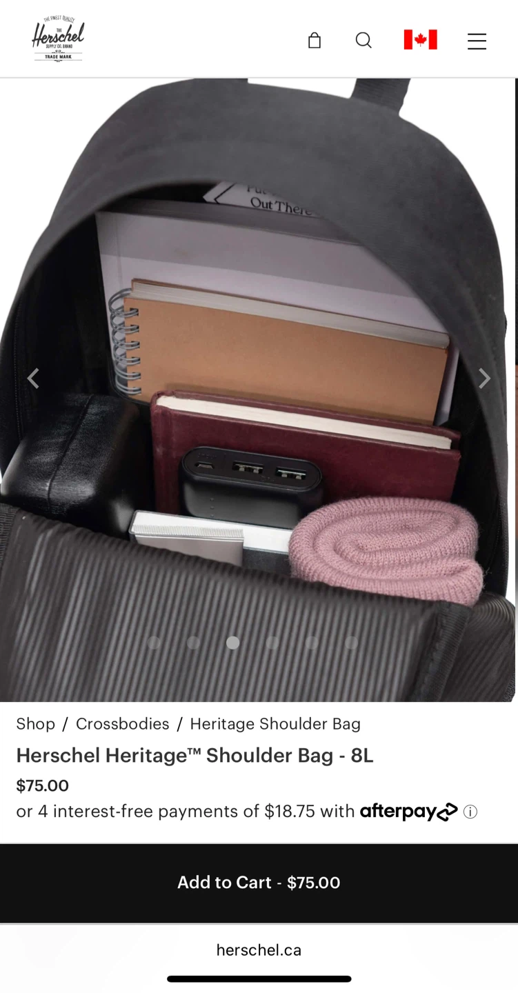Herschel Heritage Shoulder Bag (BRAND NEW) - photo 3
