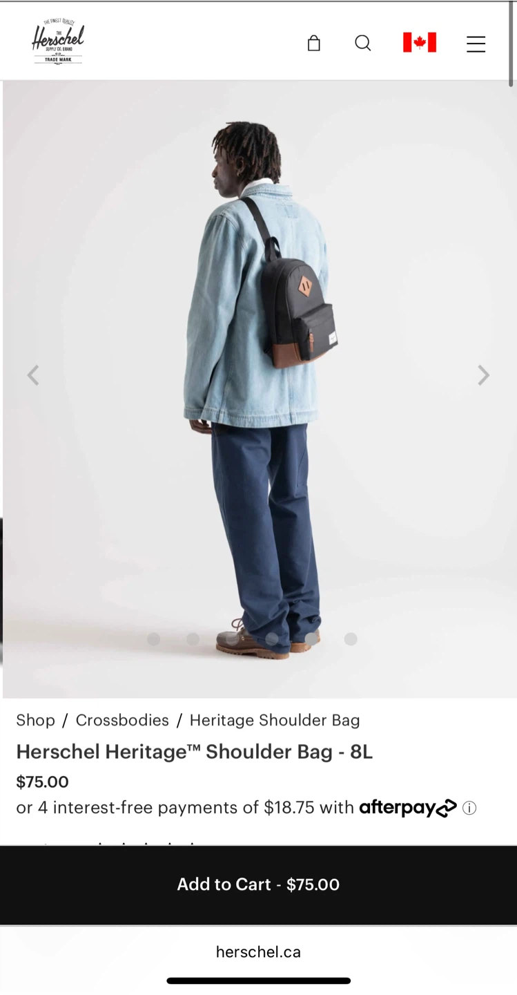 Herschel Heritage Shoulder Bag (BRAND NEW) - photo 4
