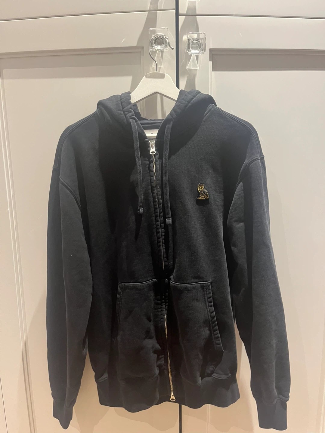 October's Very Own OVO Owl Logo Zip-Up Hoodie
