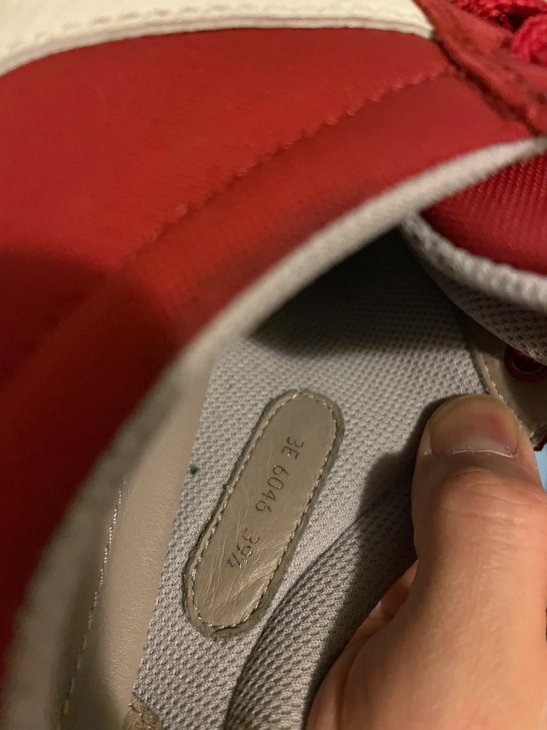 Prada Red Suede & Nylon Sneakers Size 37.5 - photo 4