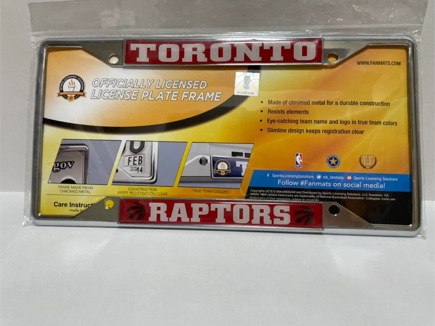 Toronto Raptors Officially Licensed License Plate Frame - photo 3