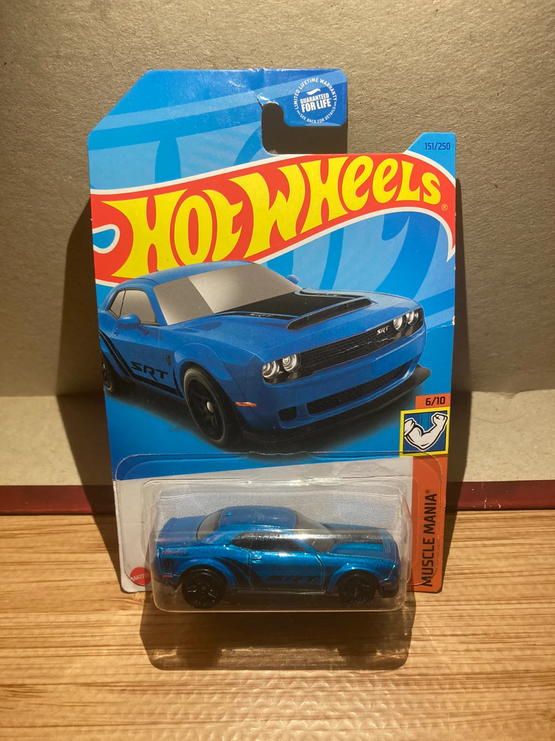 Hot Wheels / 18 Dodge Challenger SRT Demon / Blue