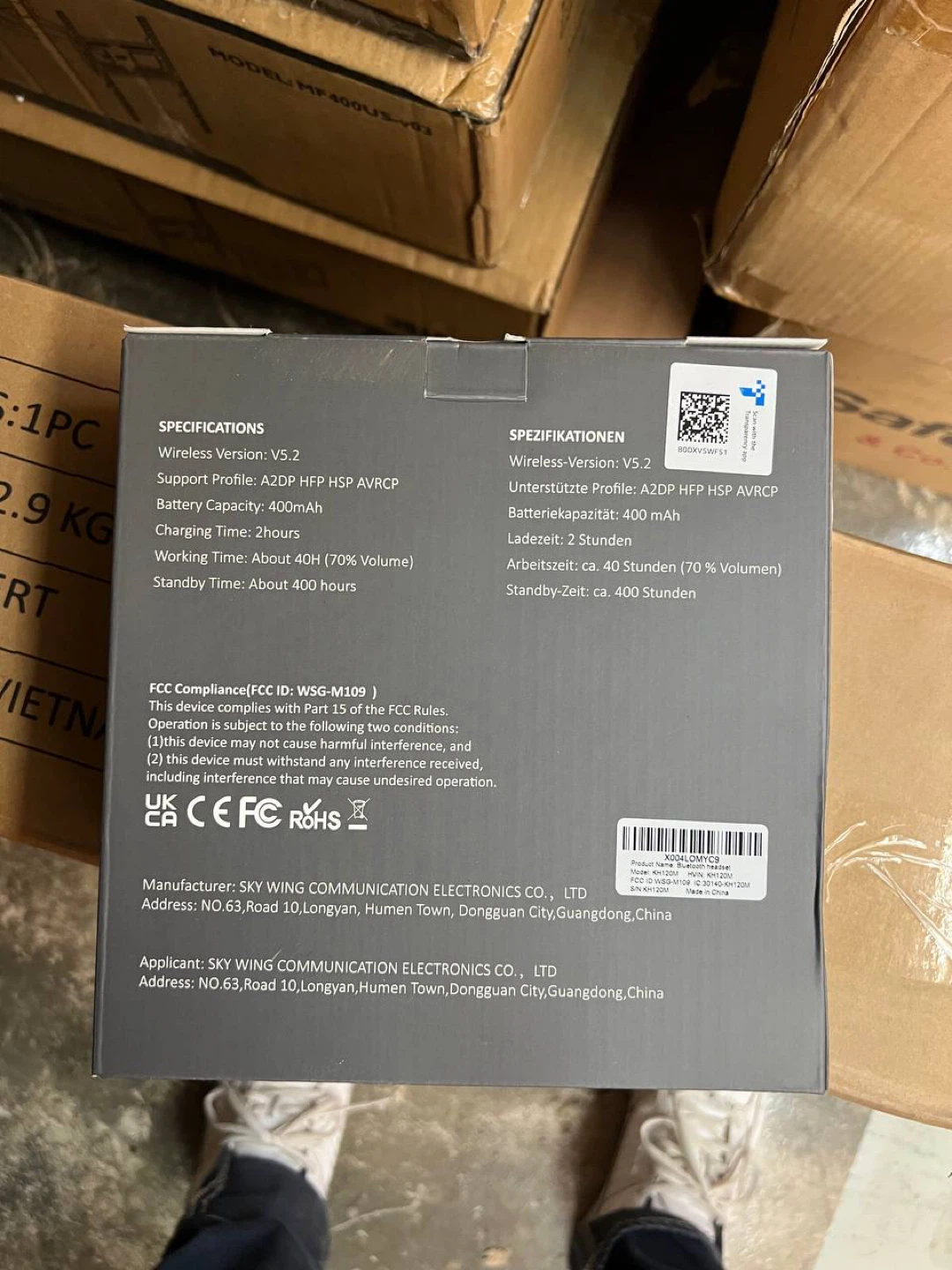 KH120M Wireless Headset with Microphone - photo 5