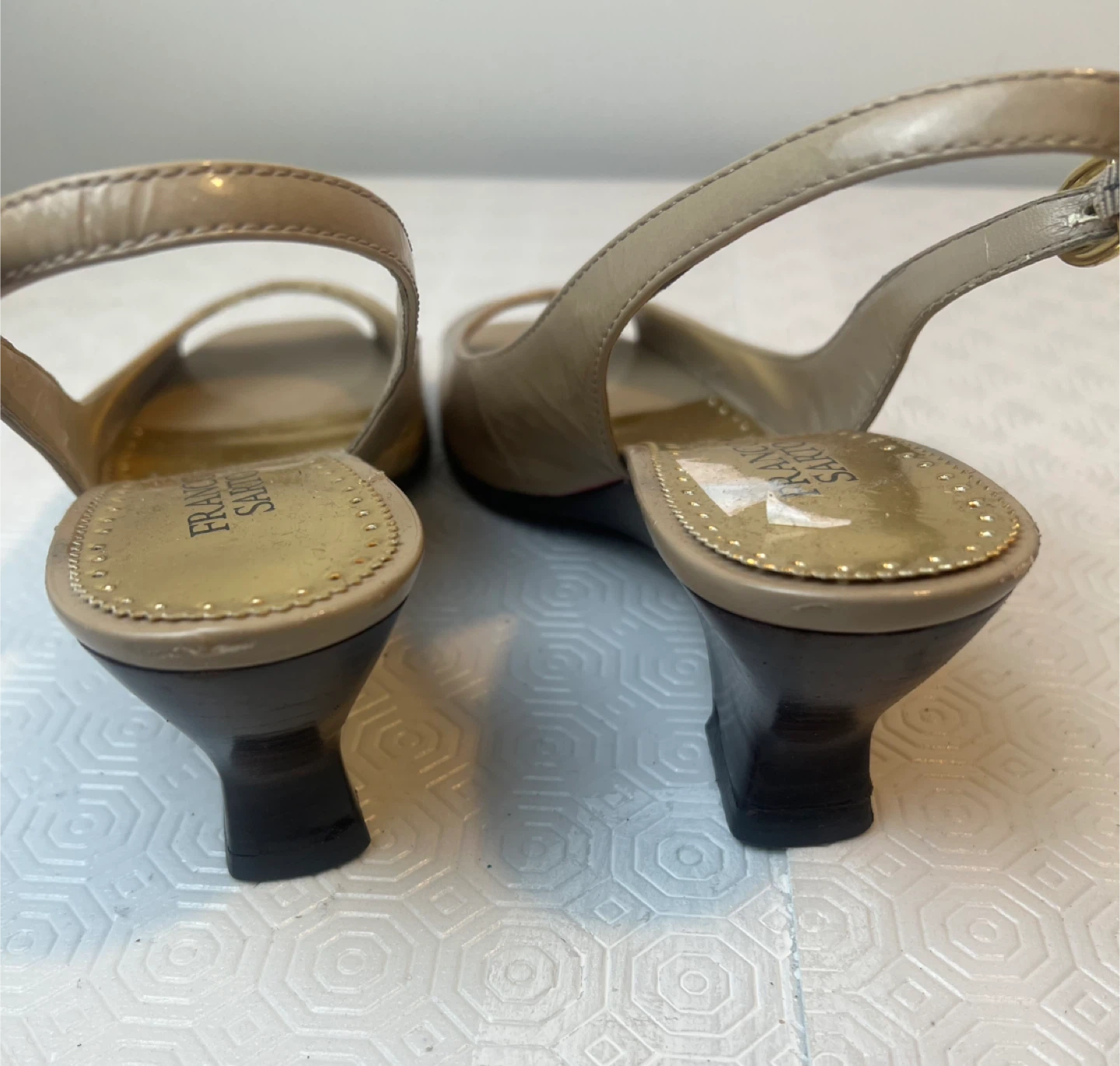 Franco Sarto Peep Toe Slingback Heels - photo 5