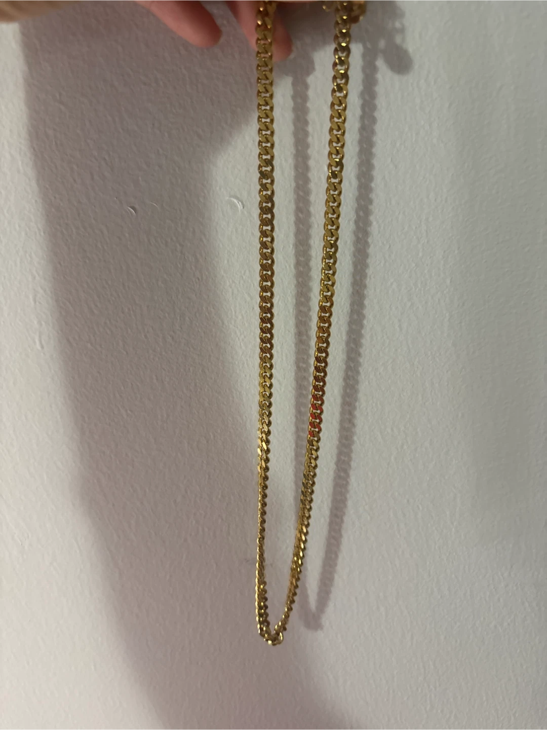 18k gold plated waterproof Men’s Gold Chain Necklace - photo 2