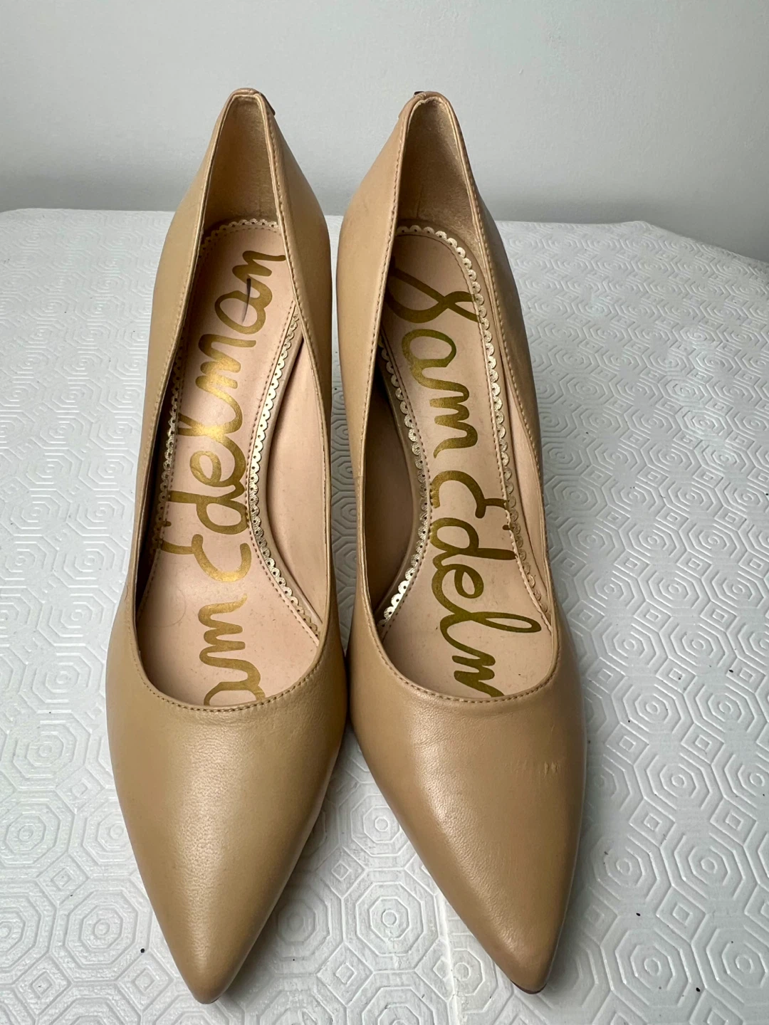 Sam Edelman Tan Leather Heels - photo 2