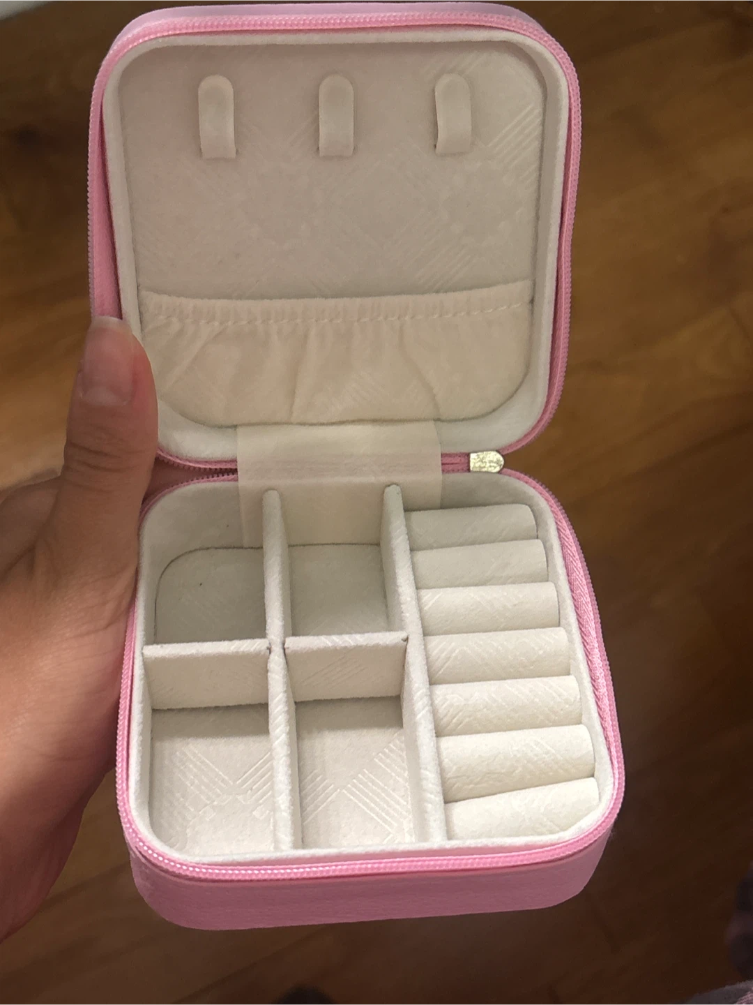 Pink and Black Travel Jewelry Organizer Box - photo 3