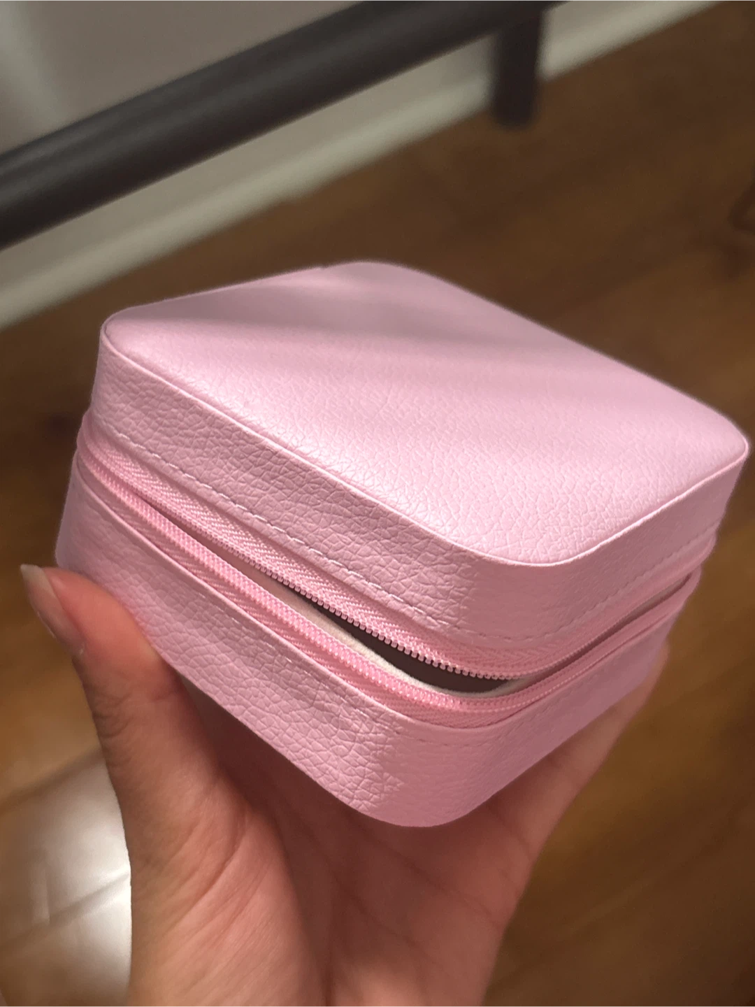 Pink and Black Travel Jewelry Organizer Box - photo 2