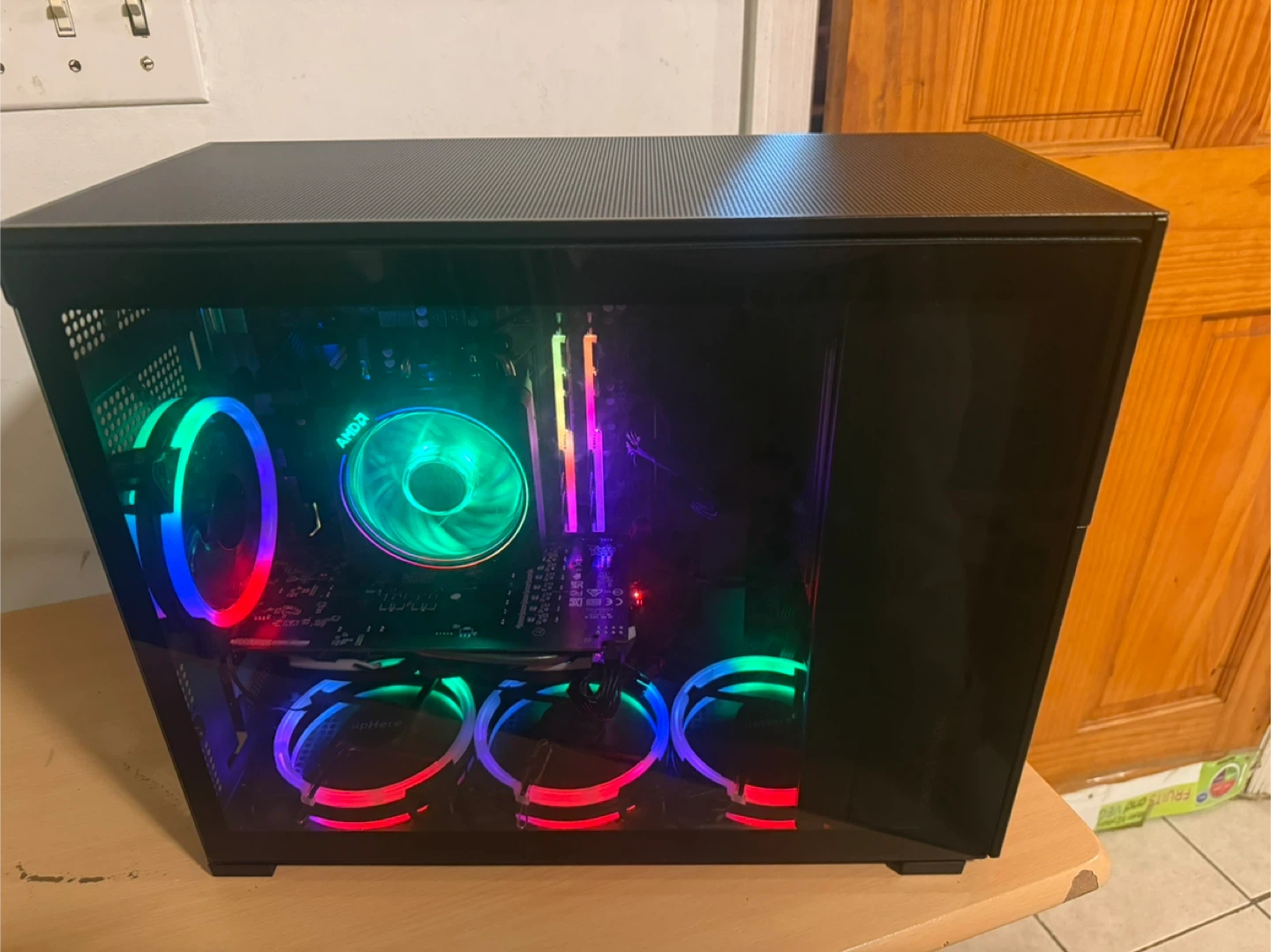 Mid range black rgb pc