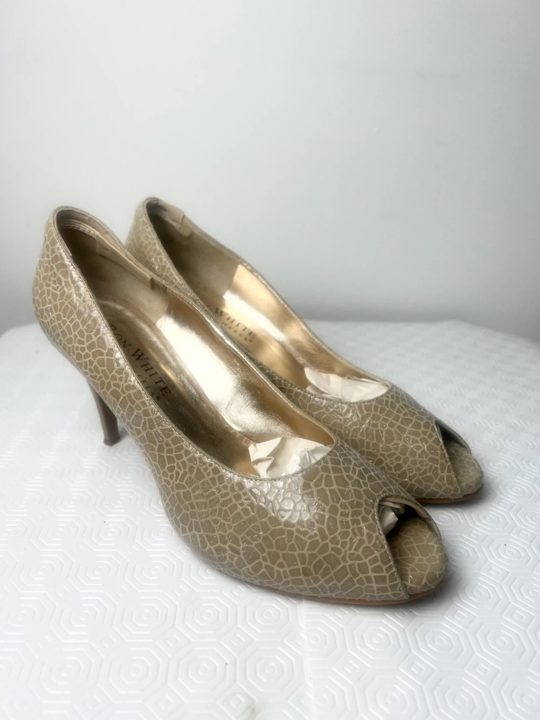 Ron White "All Day Heels" Peep Toe Pumps