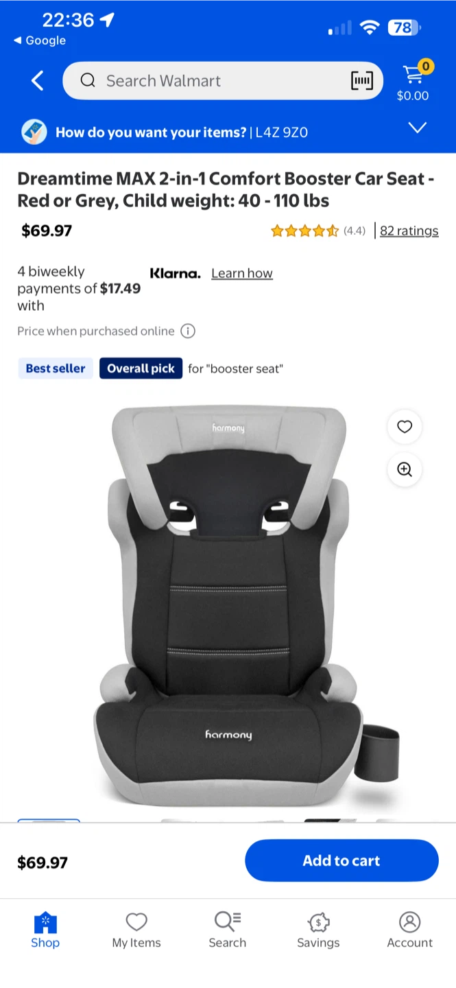 Harmony Booster Car Seat - photo 4