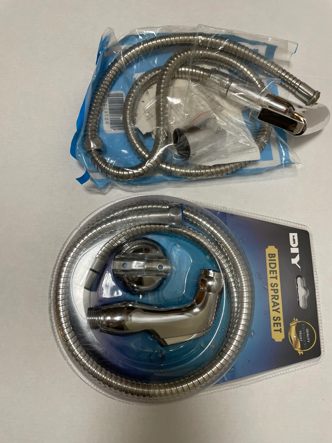2-Pack DIY Bidet Sprayer – Chrome, Lightweight