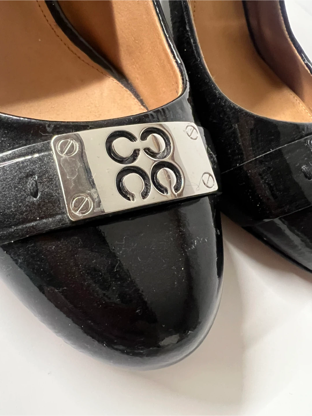 Coach Black Patent Leather Heels - photo 5
