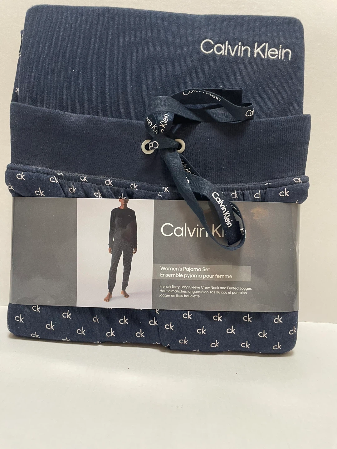 Calvin Klein Women's French Terry Pajama Set