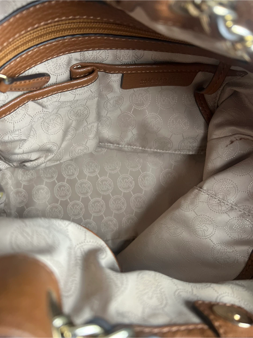 Michael Kors Brown Leather Bucket Bag - photo 4
