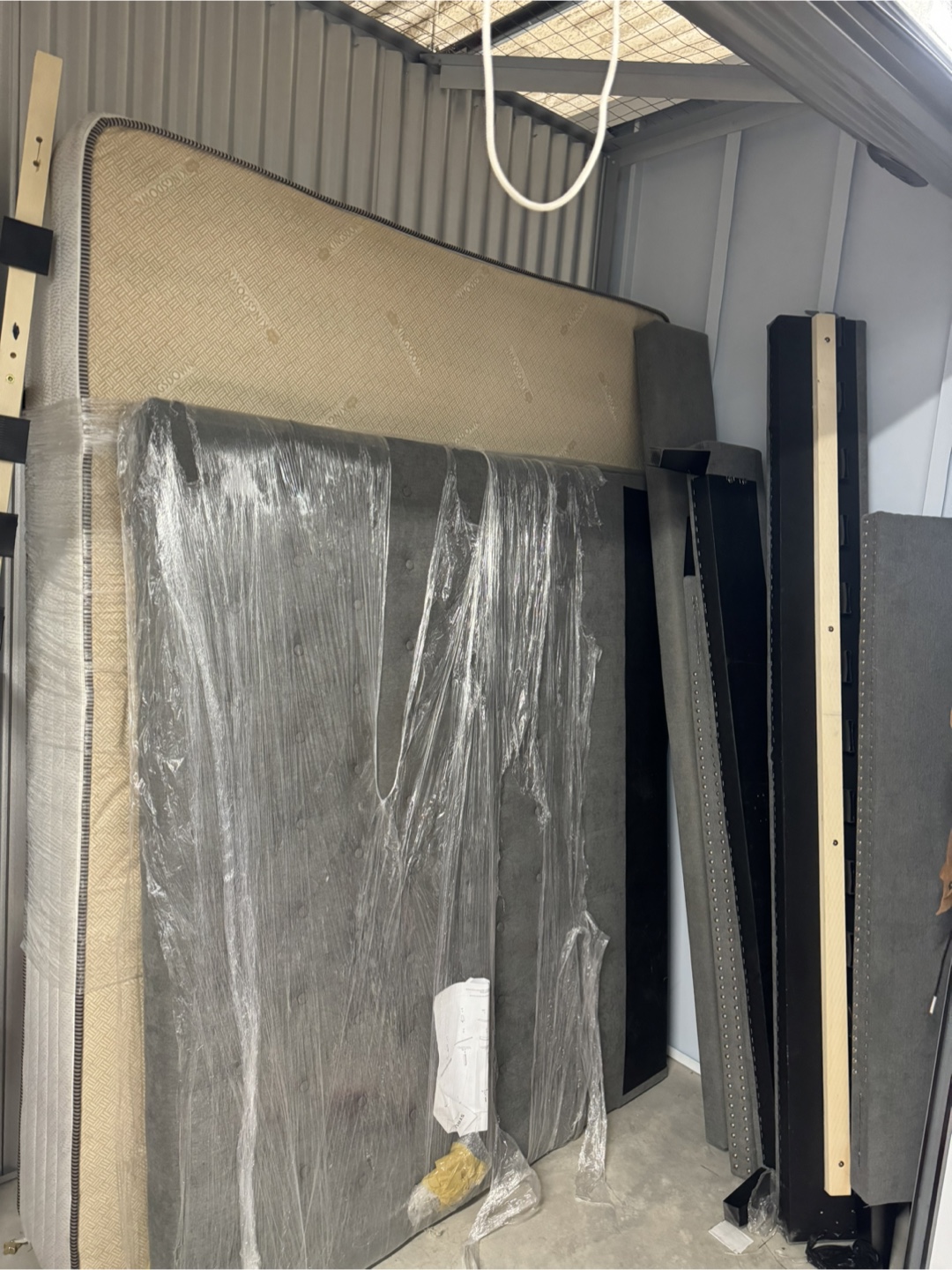 FREE pickup – Queen bed frame and mattress - photo 3
