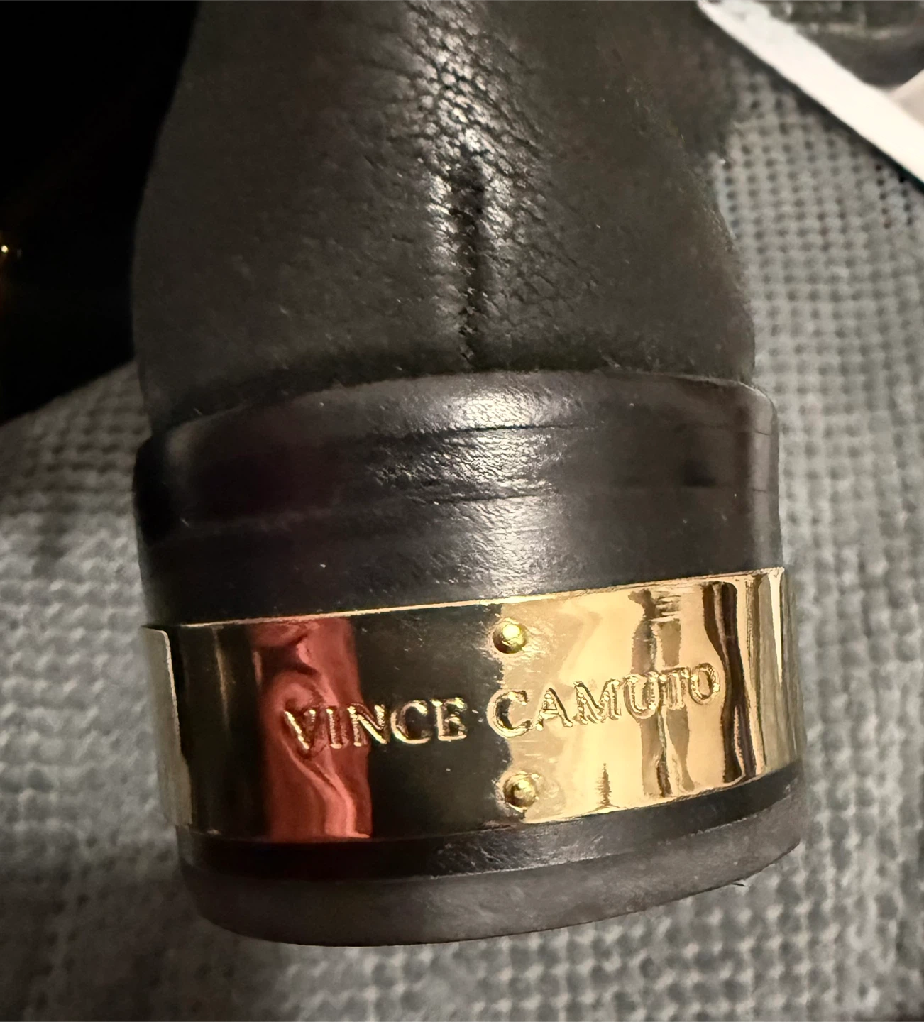 Vince Camuto Black Leather Buckle Boots - photo 2