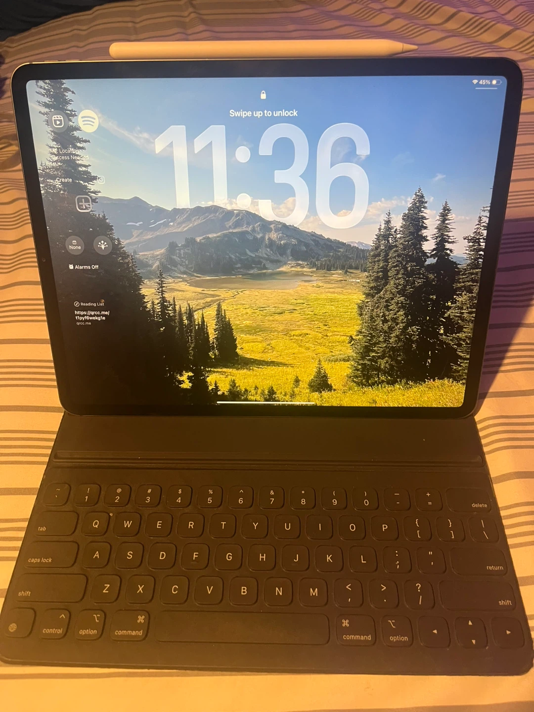 iPad PRO 12.9in 256GB with Apple keyboard and pencil