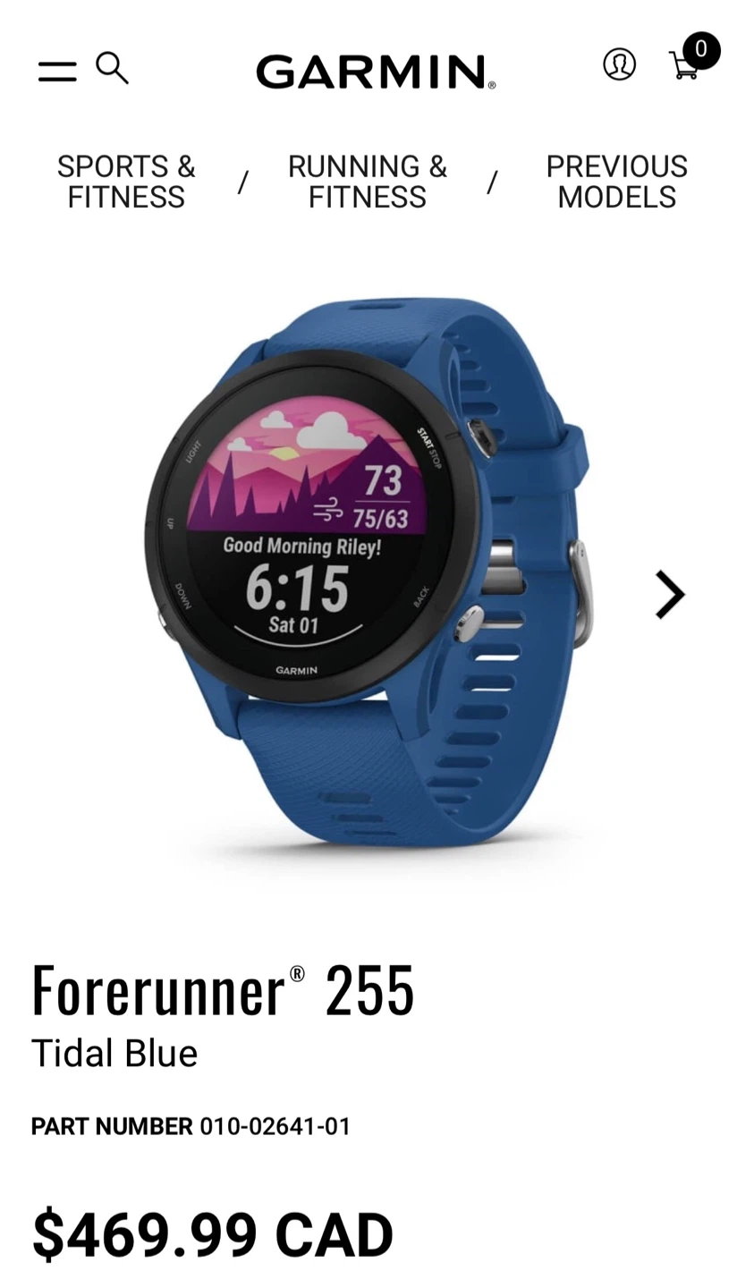 Garmin Forerunner® 255 Slate Grey