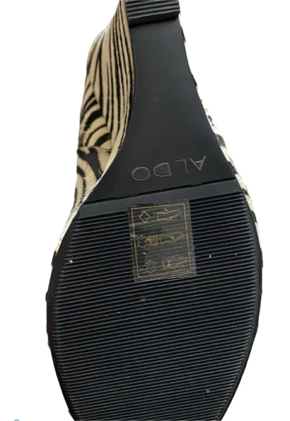 ALDO Zebra Print Wedge Ankle Boots - photo 5
