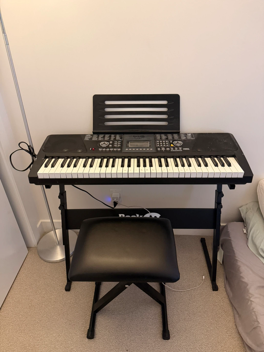 RockJam Electronic Keyboard with Stand and Bench - photo 2