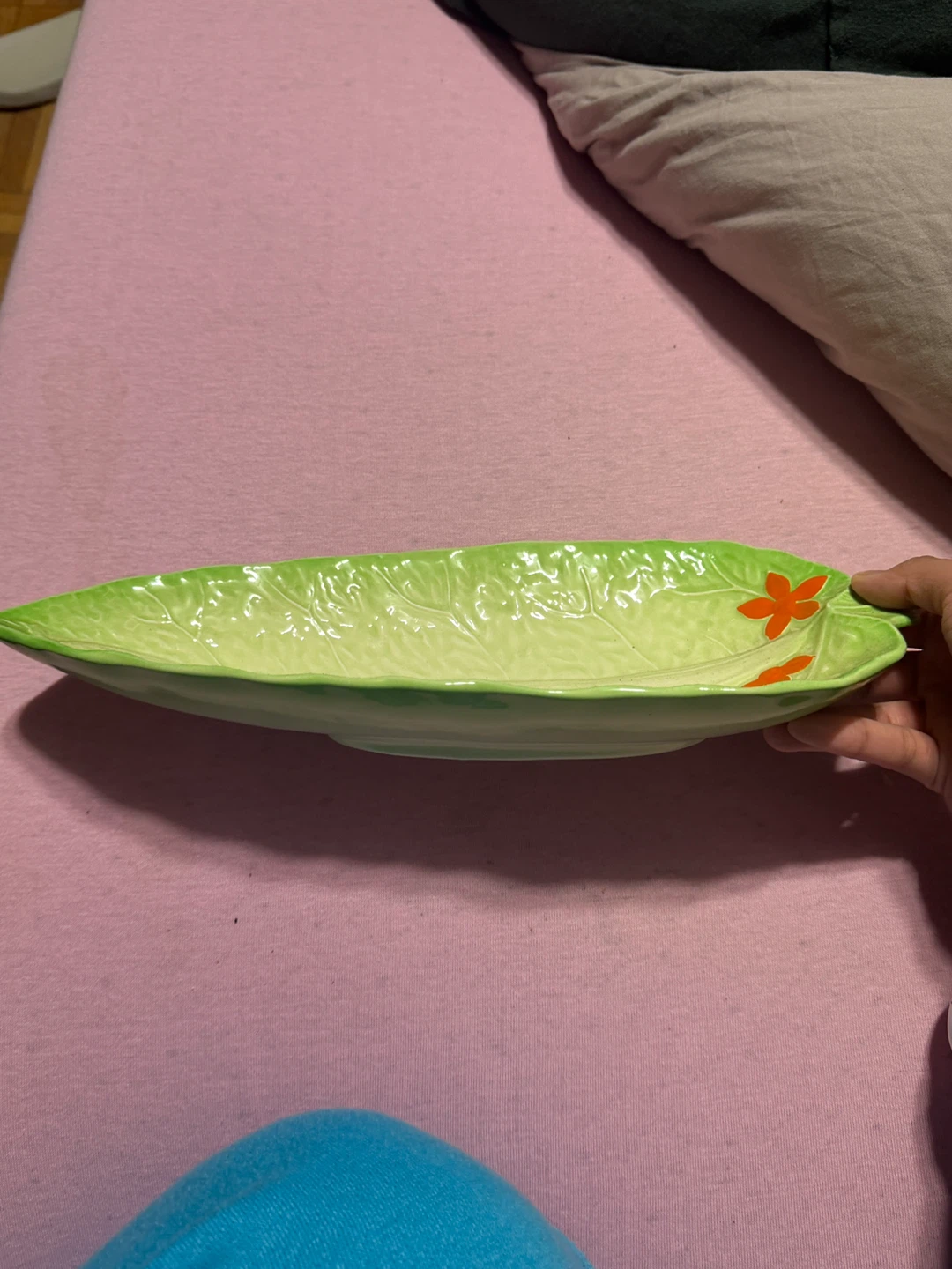 Vintage "Cabbage Leaf Dish" BESWICK WARE - photo 2