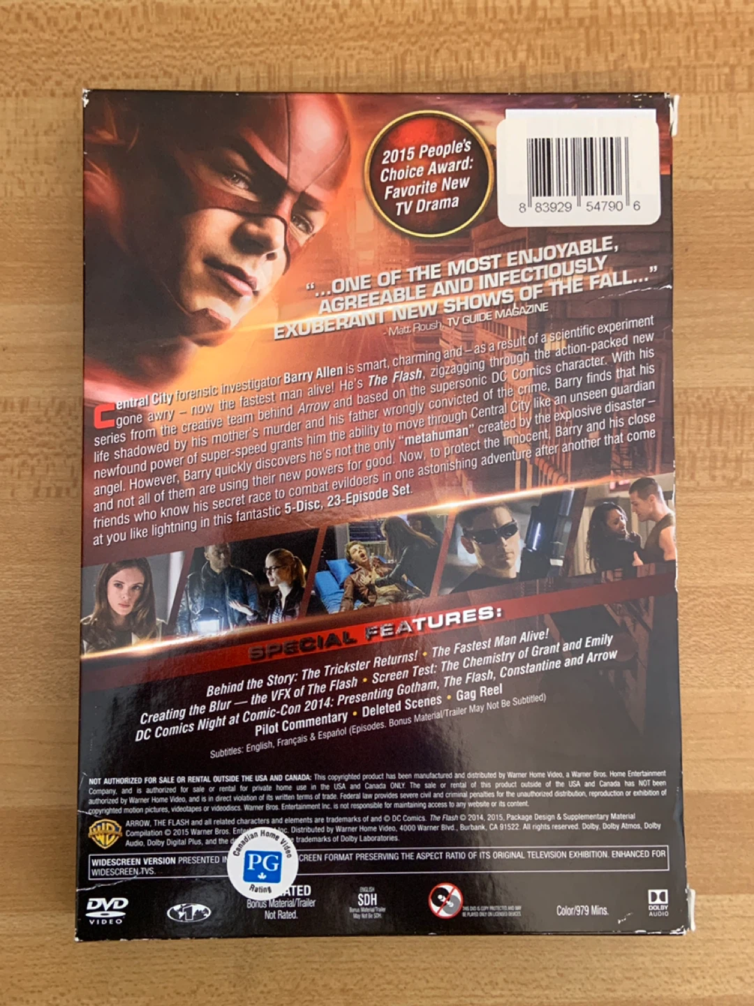 The Flash Complete First Season DVD – 5 Disc Set - photo 2